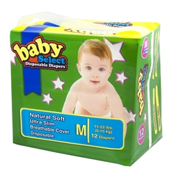 Baby Select Diapers Medium 12ct
