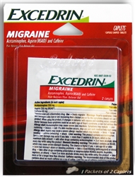 Excedrin Migraine Single-Pack Blister - 2 Caplets