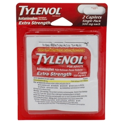 Tylenol Extra Strength Single-Pack Blister - 2 Caplets