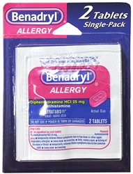 Benadryl Single-Pack Blister - 2 Tablets