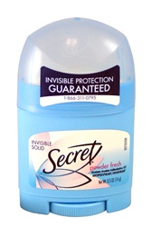Secret Invisible Solid Deodorant .5 oz.