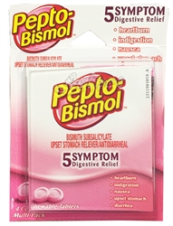 Pepto-Bismol Chewable Multi-Pack Blister - 4 Tablets
